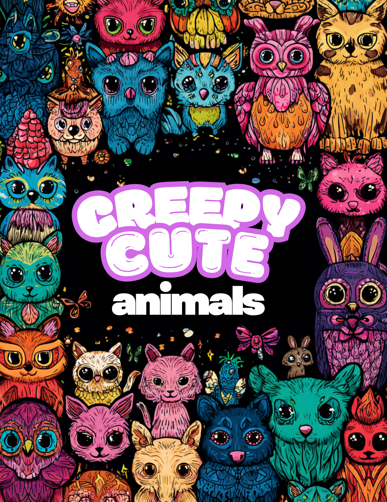 Adult Colouring Book Cover