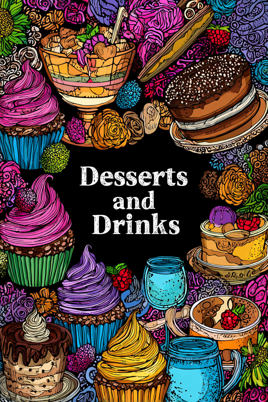 Adult Colouring Book Cover