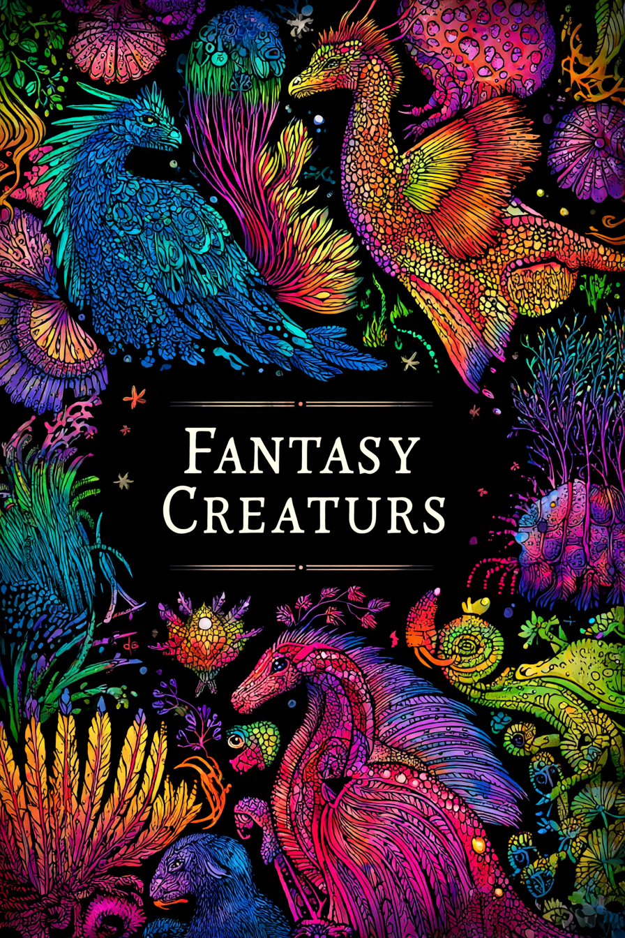 Adult Colouring Book Cover