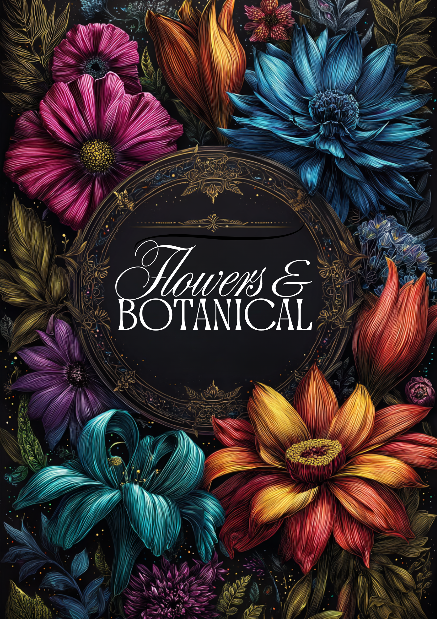 Adult Colouring Book Cover