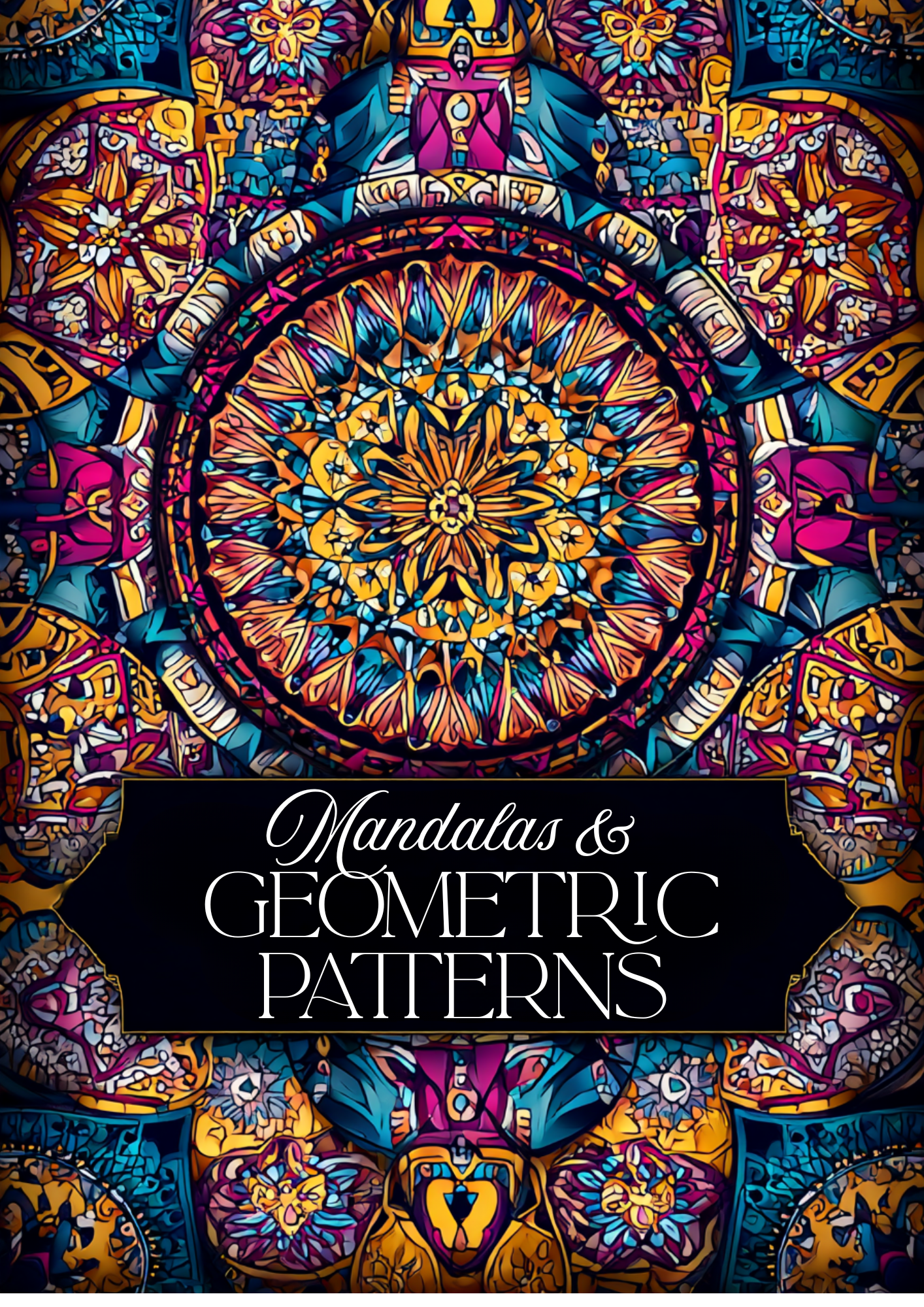 Adult Colouring Book Cover