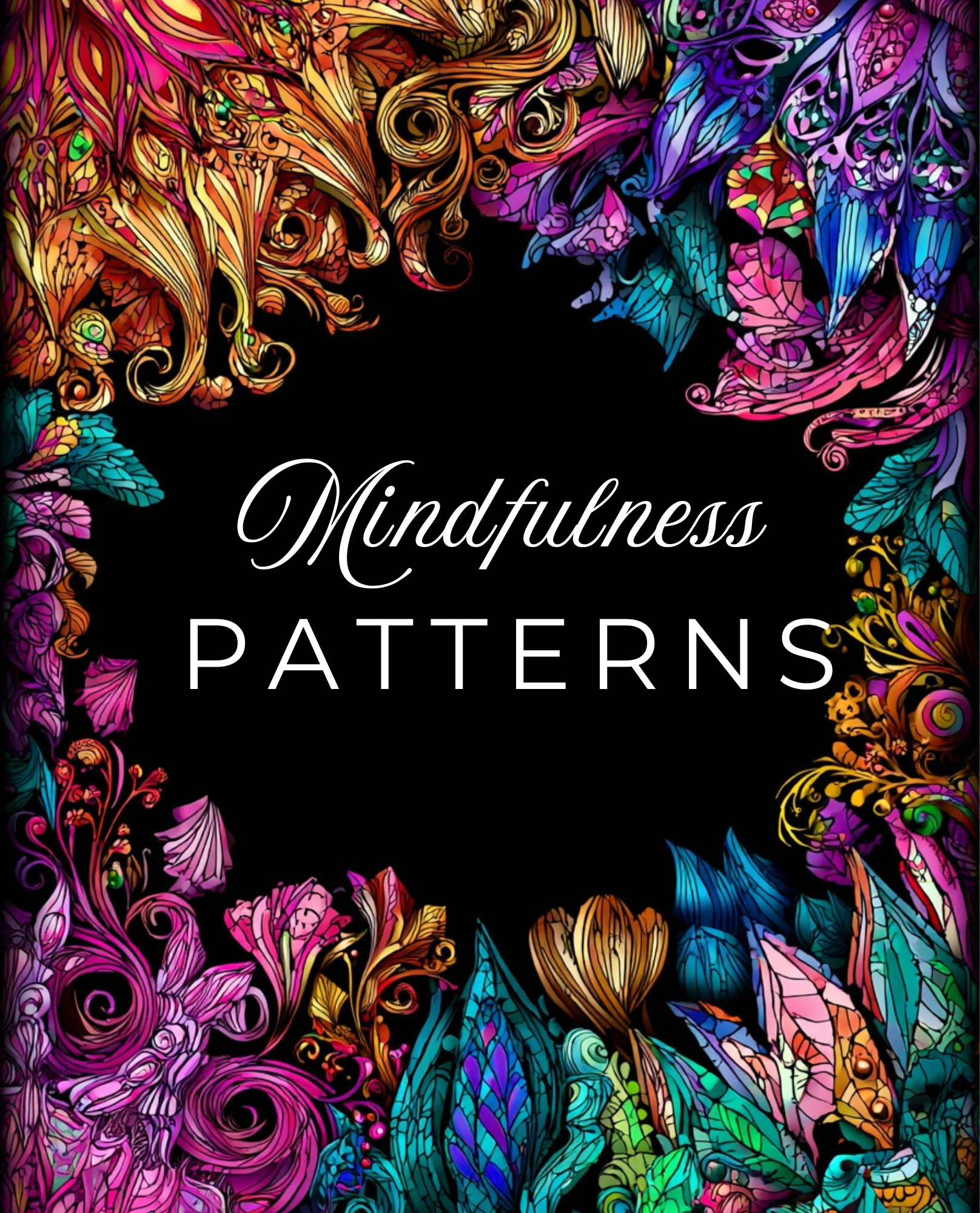 Calm & Creativity Bundle – 3 Adult Colouring Books (153 Pages)(Printable PDF)