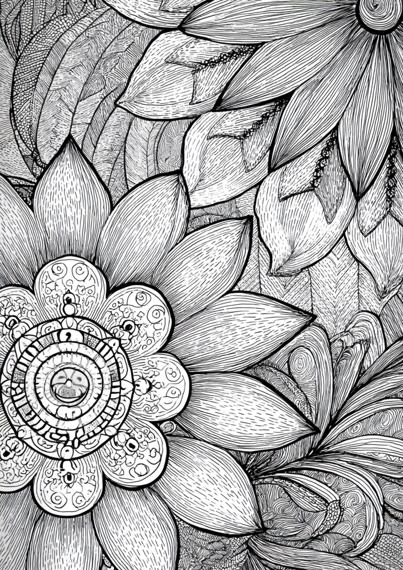 Mindfulness Patterns - Adult Colouring Book (Printable PDF)