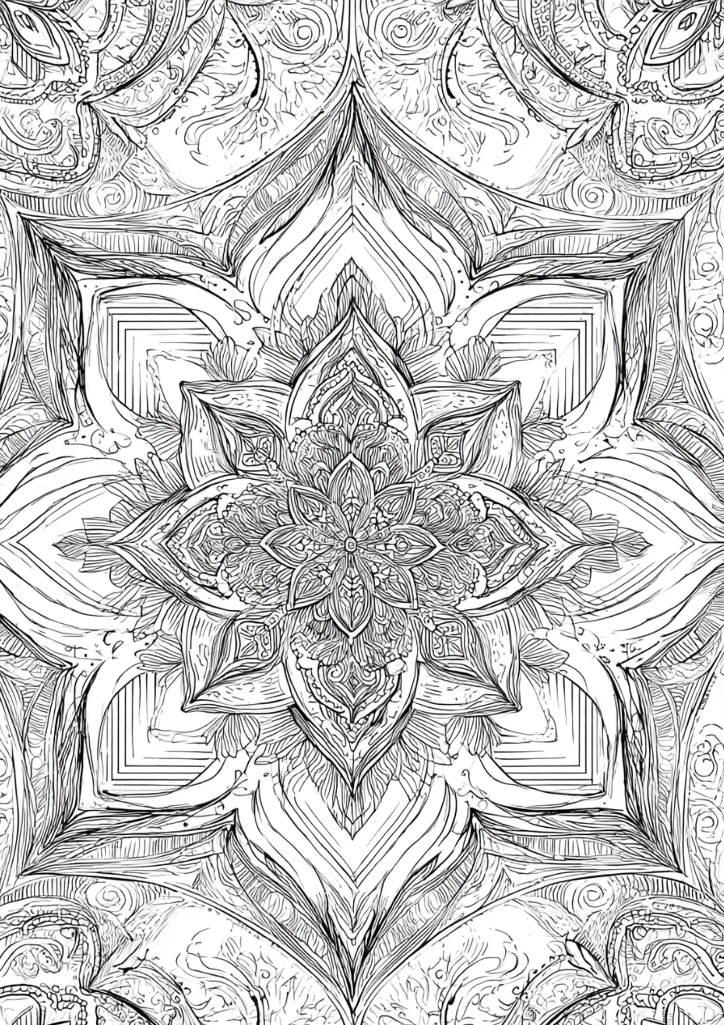 Mindfulness Patterns - Adult Colouring Book (Printable PDF)