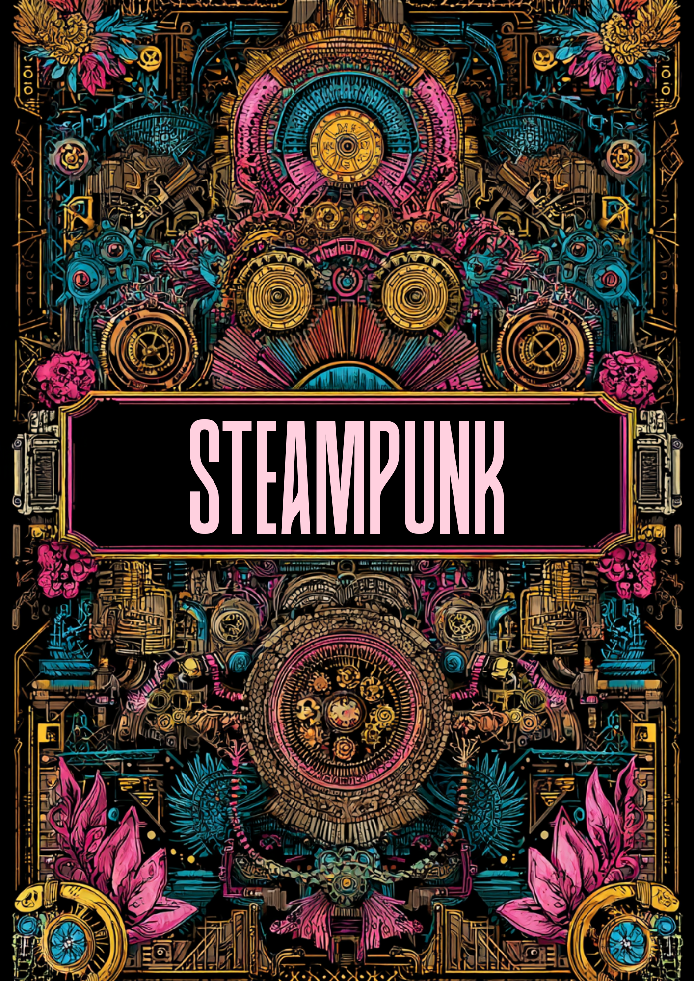 Adult Colouring Book Cover